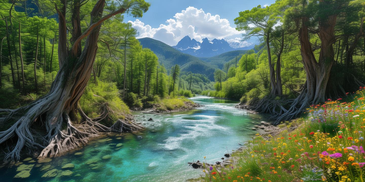 探寻自然奇观：黄连河风景区的美丽画卷 第1张